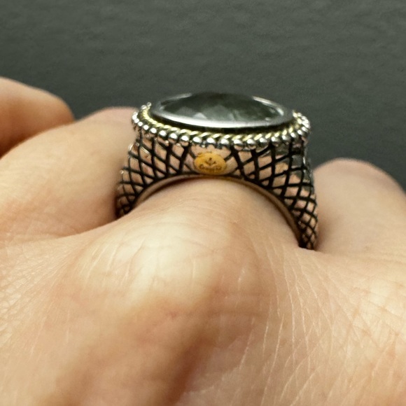 Andrea Candela Topaz Cable Ring - Picture 4 of 7